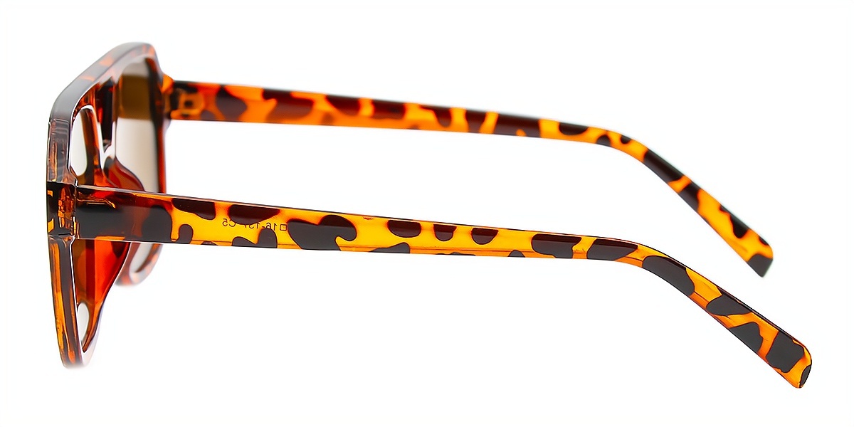 Tortoise Aviator Oversized Plastic Eyeglasses