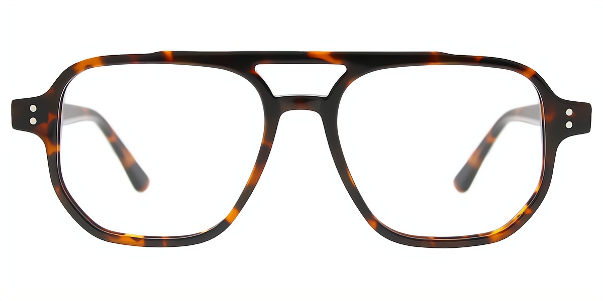 Tortoise Aviator Retro Acetate Eyeglasses