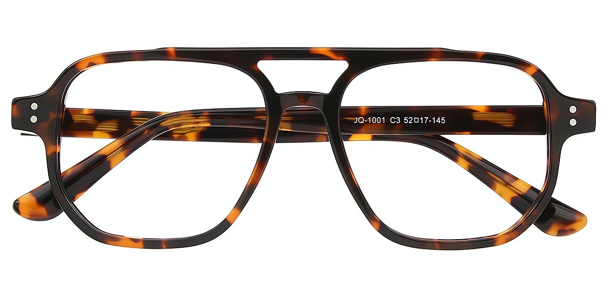 Tortoise Aviator Retro Acetate Eyeglasses