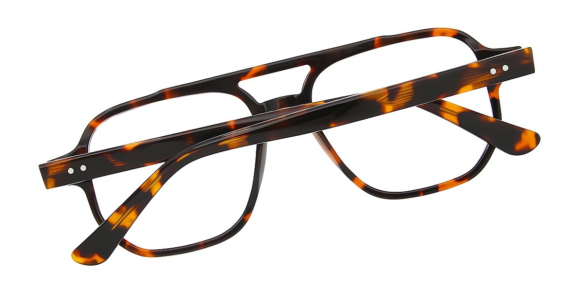 Tortoise Aviator Retro Acetate Eyeglasses