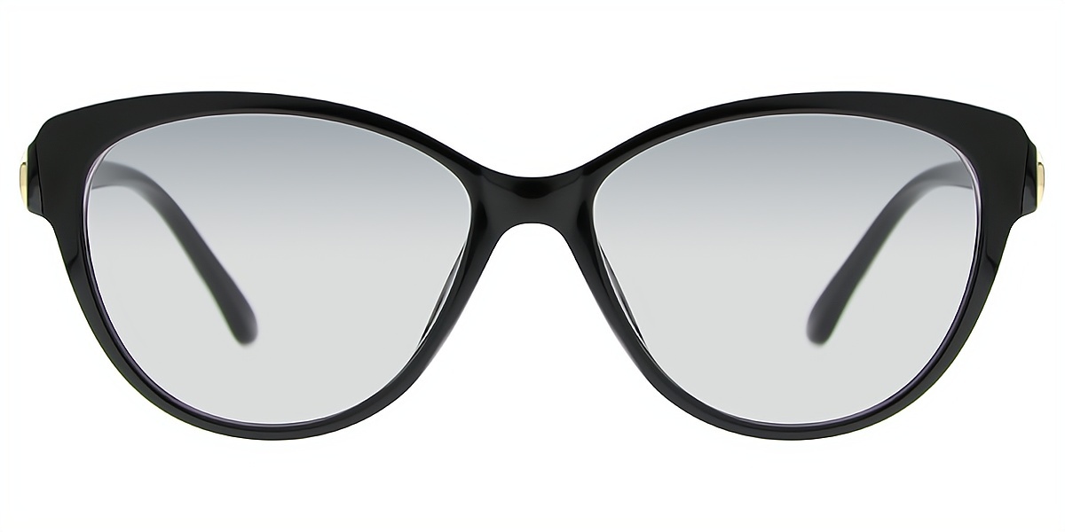 Black Cat Eye Modish Plastic Eyeglasses