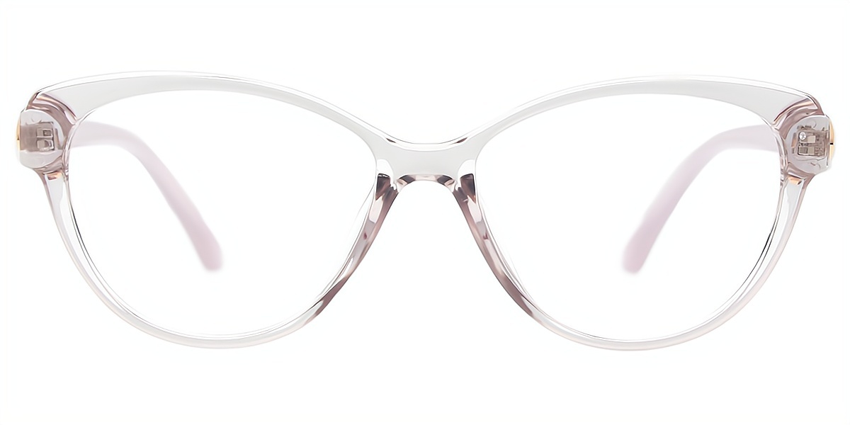 Light Purple Cat Eye Modish Plastic Eyeglasses