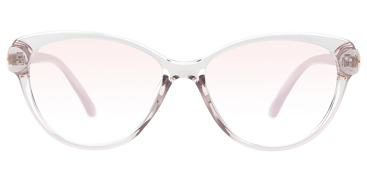 Light Purple Cat Eye Modish Plastic Eyeglasses