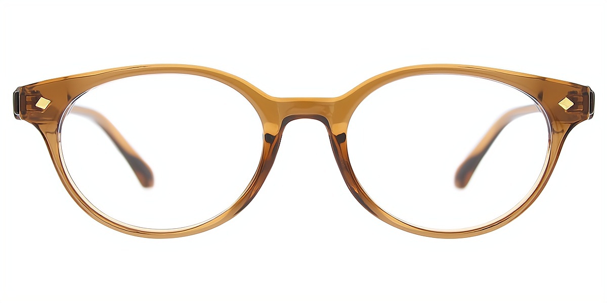 Brown Cat Eye Modish Plastic Eyeglasses