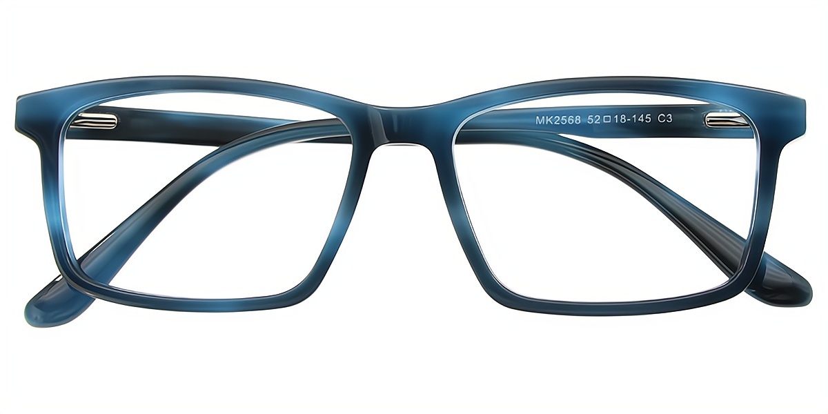 Mix Rectangle Classic Acetate Eyeglasses