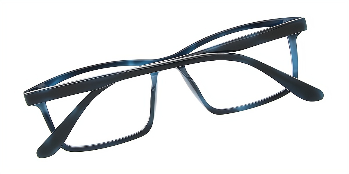 Mix Rectangle Classic Acetate Eyeglasses