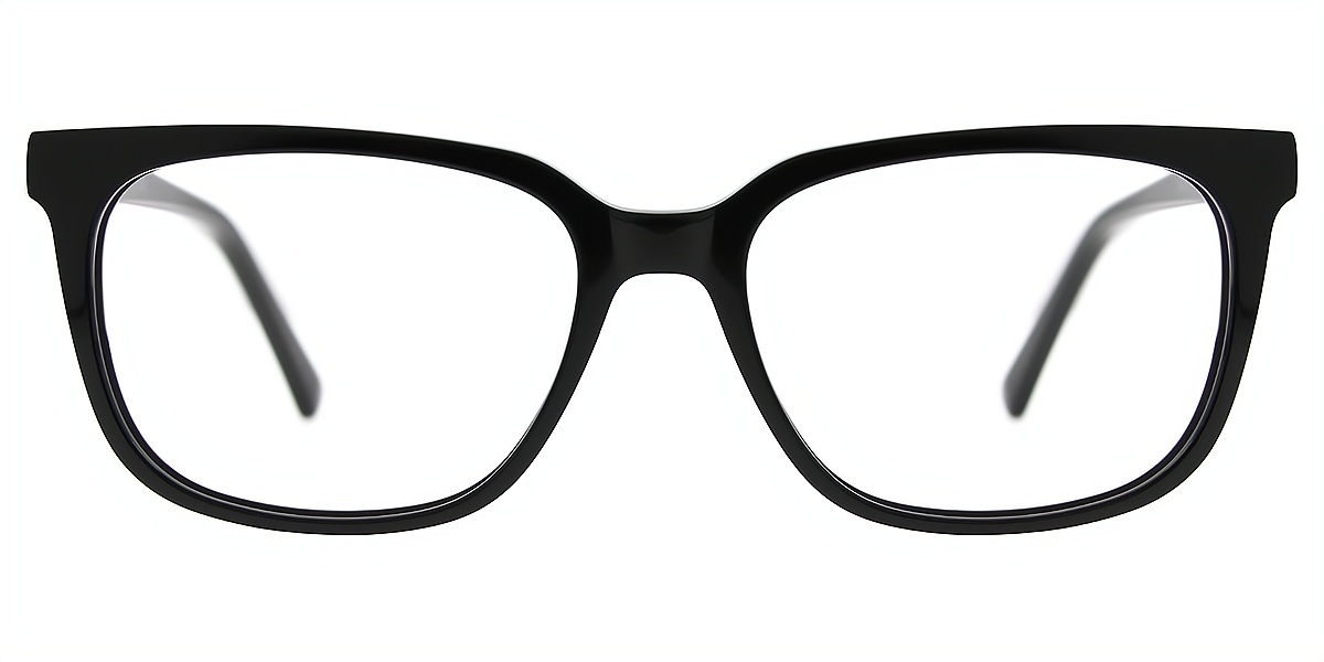 Black Horn Chic Acetate Eyeglasses