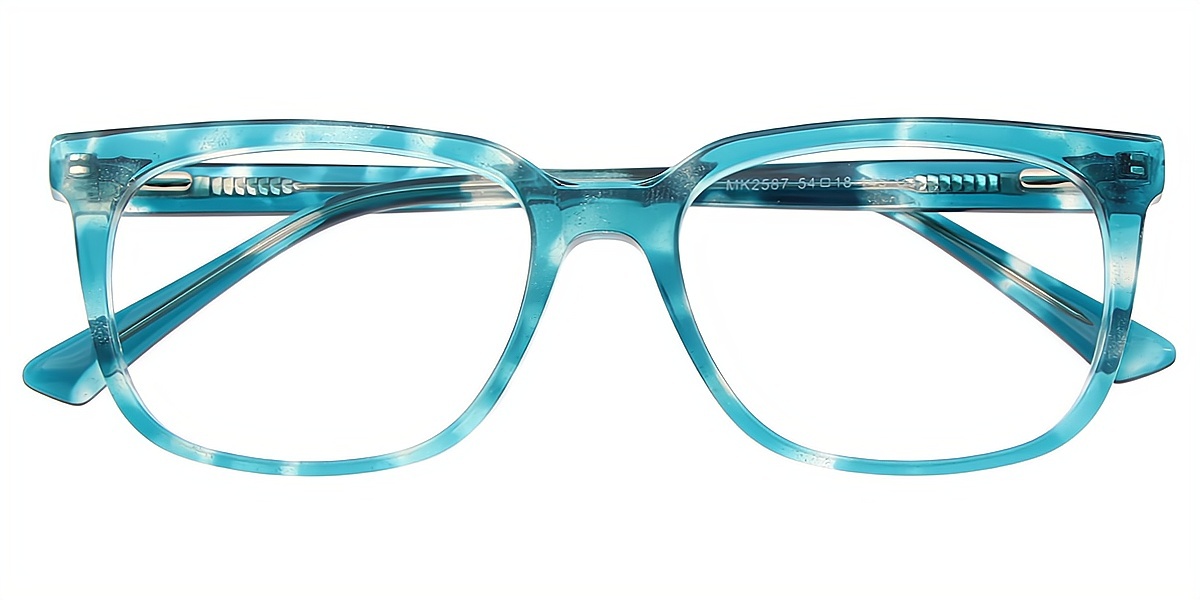 Blue Horn Chic Acetate Eyeglasses