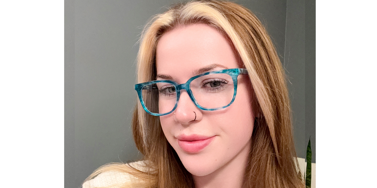 Blue Horn Chic Acetate Eyeglasses