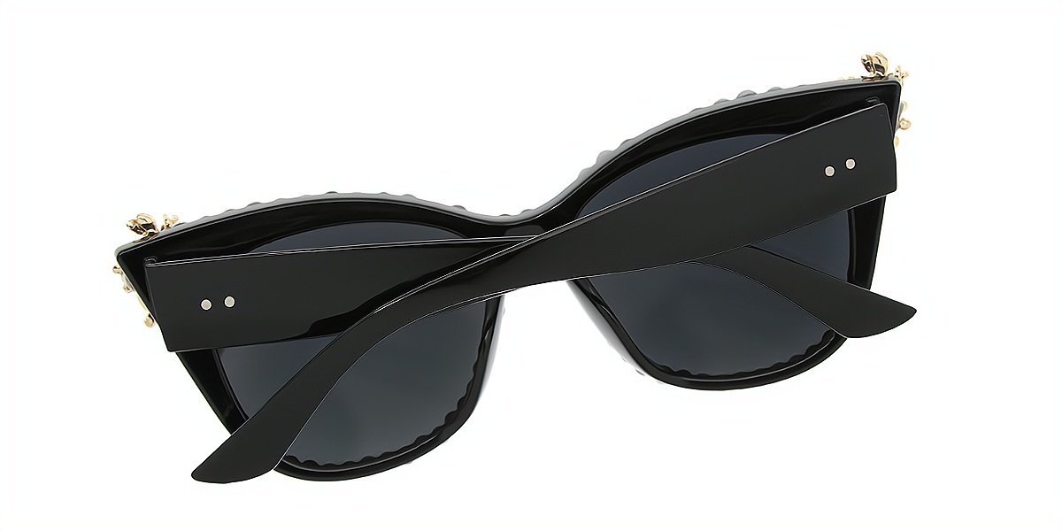 Black Cat Eye Modish Plastic Eyeglasses