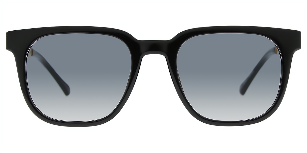 Black Horn Elaborate Plastic Eyeglasses