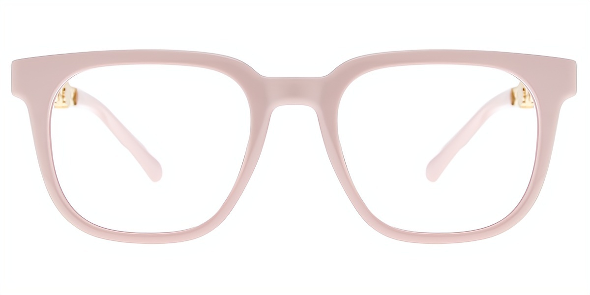 Pink Horn Elaborate Plastic Eyeglasses