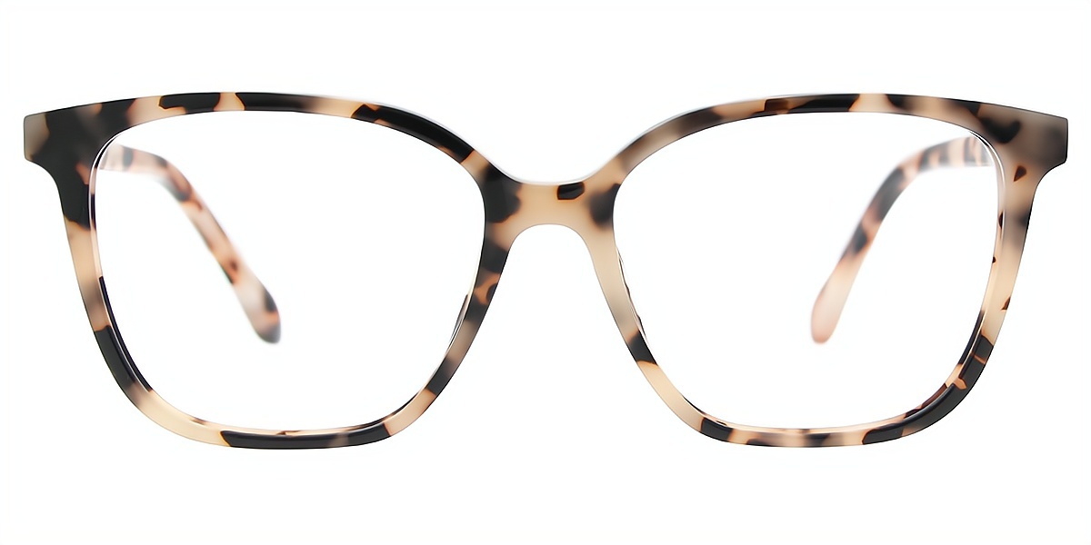 Tortoise Horn Ornate Acetate Eyeglasses