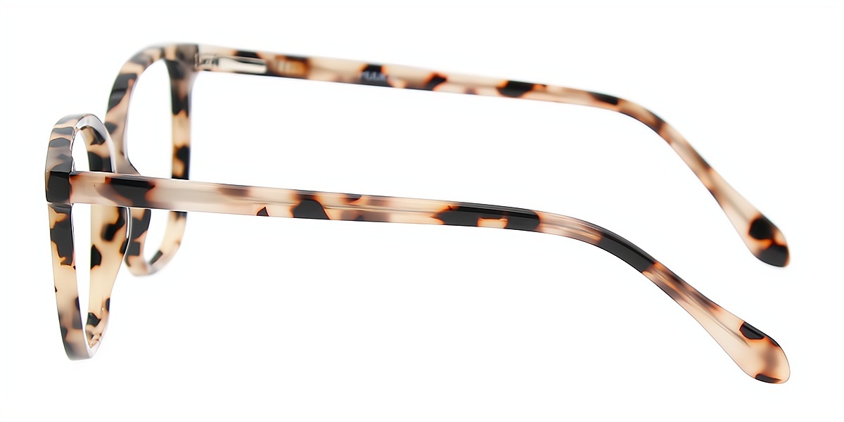Tortoise Horn Ornate Acetate Eyeglasses
