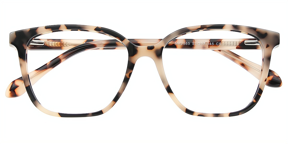 Tortoise Horn Ornate Acetate Eyeglasses