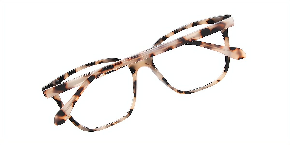 Tortoise Horn Ornate Acetate Eyeglasses
