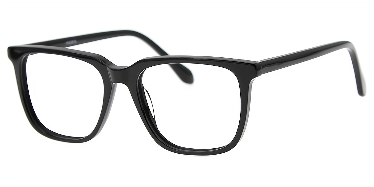 Black Horn Elegant Acetate Eyeglasses