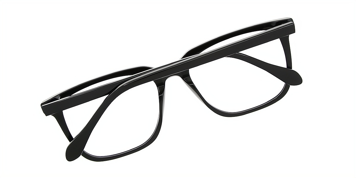 Black Horn Elegant Acetate Eyeglasses