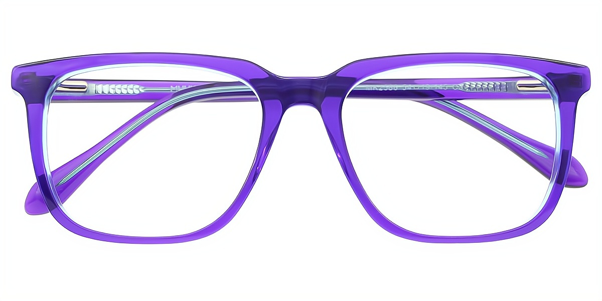Purple Horn Elegant Acetate Eyeglasses