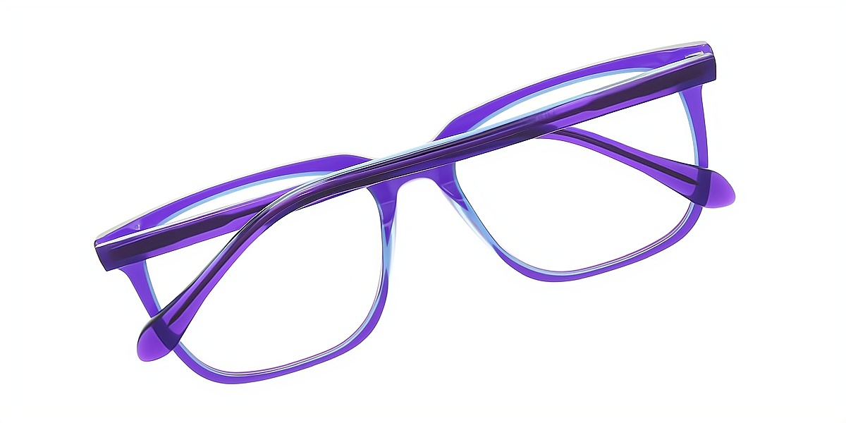 Purple Horn Elegant Acetate Eyeglasses