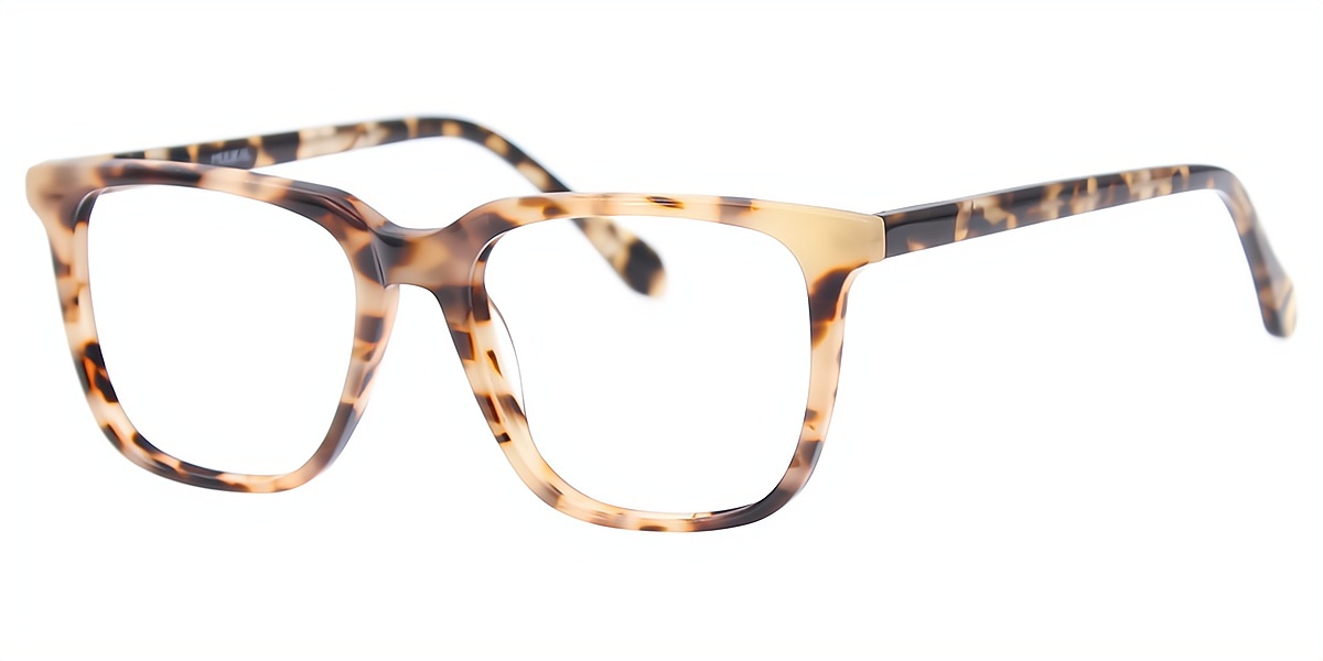 Tortoise Horn Elegant Acetate Eyeglasses