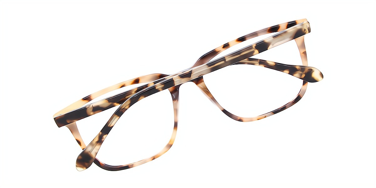 Tortoise Horn Elegant Acetate Eyeglasses