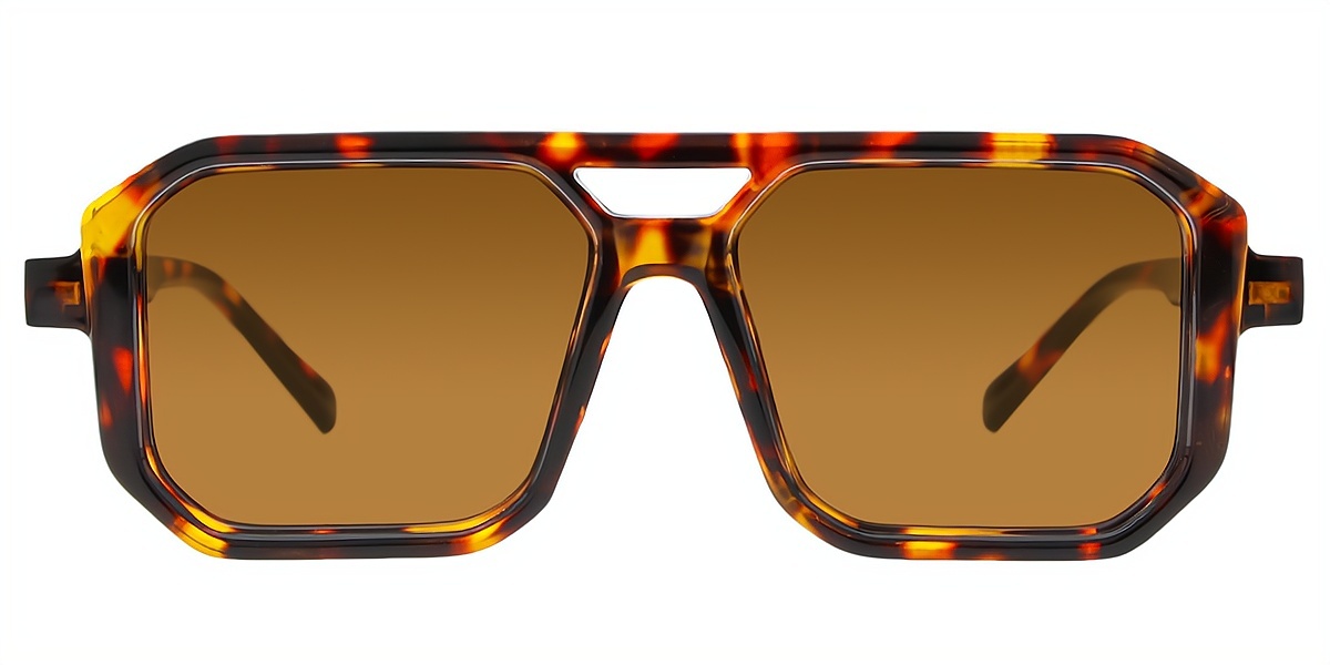 Tortoise Aviator Retro Plastic Eyeglasses