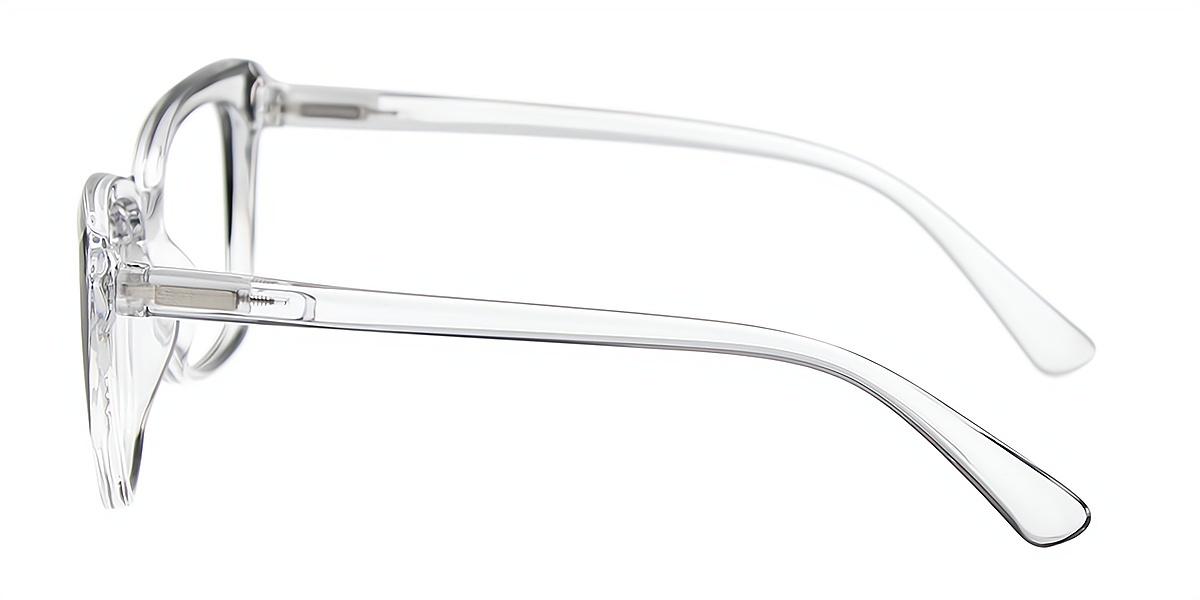 Black Cat Eye Geek-Chic Plastic Eyeglasses