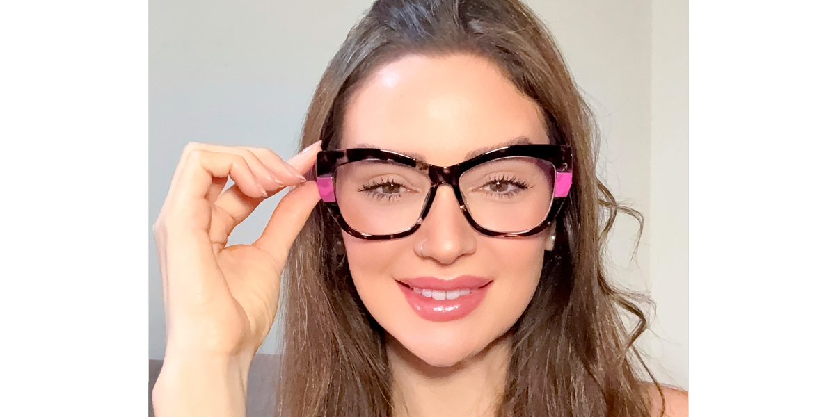 Tortoise Cat Eye Modish TR90 Eyeglasses