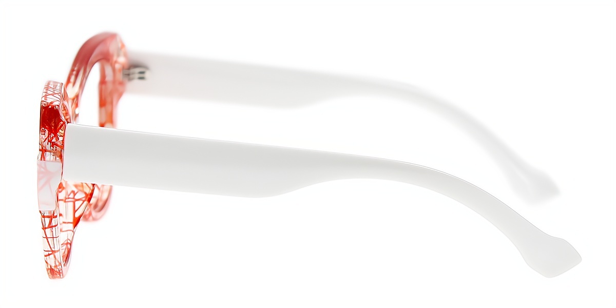 Red Cat Eye Modish TR90 Eyeglasses