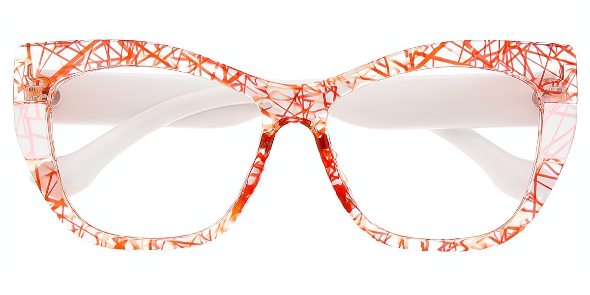 Red Cat Eye Modish TR90 Eyeglasses