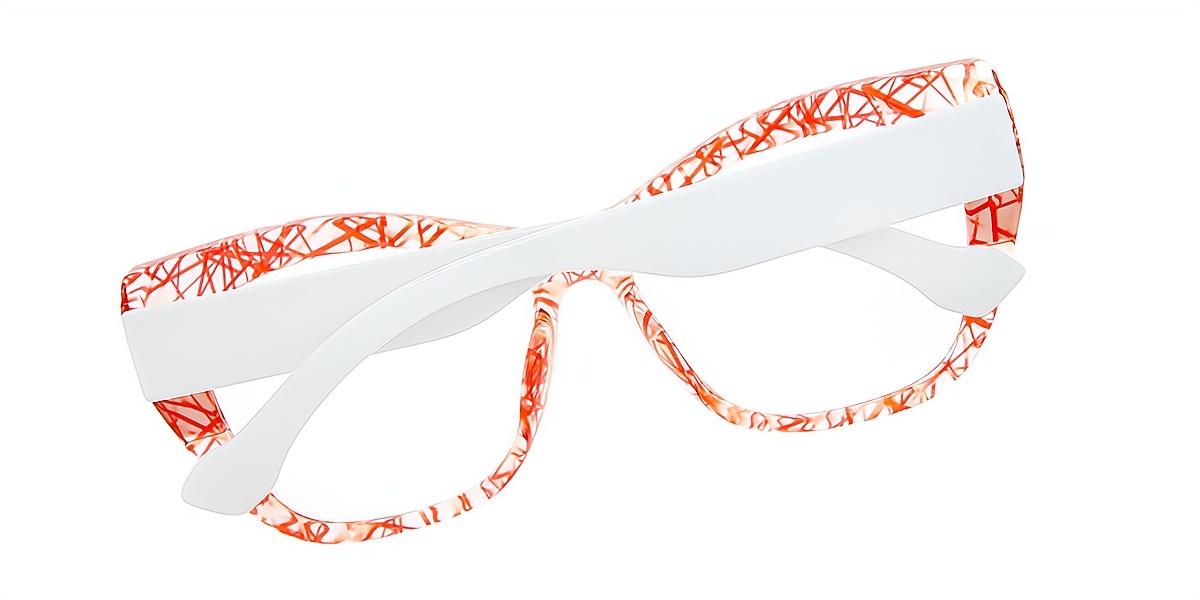 Red Cat Eye Modish TR90 Eyeglasses