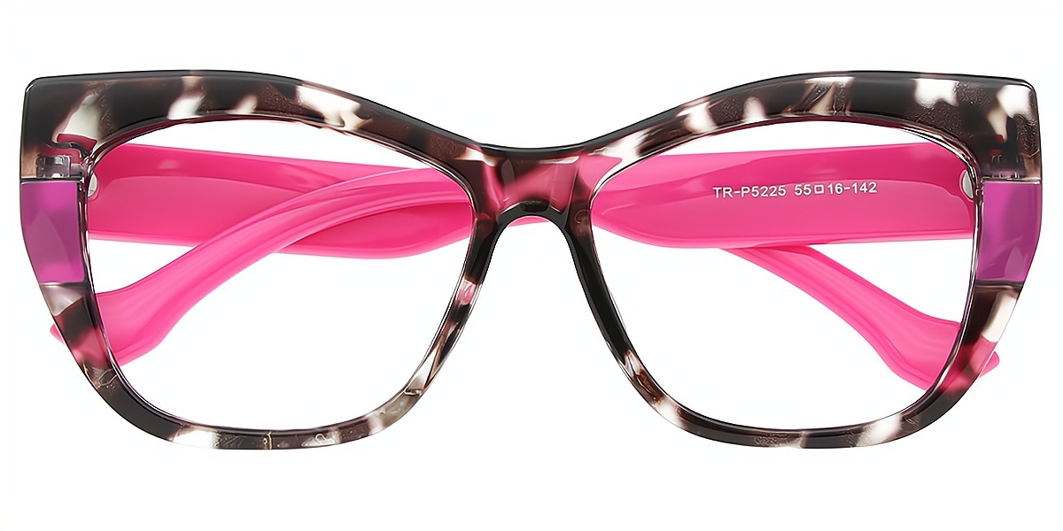 Tortoise Cat Eye Modish TR90 Eyeglasses