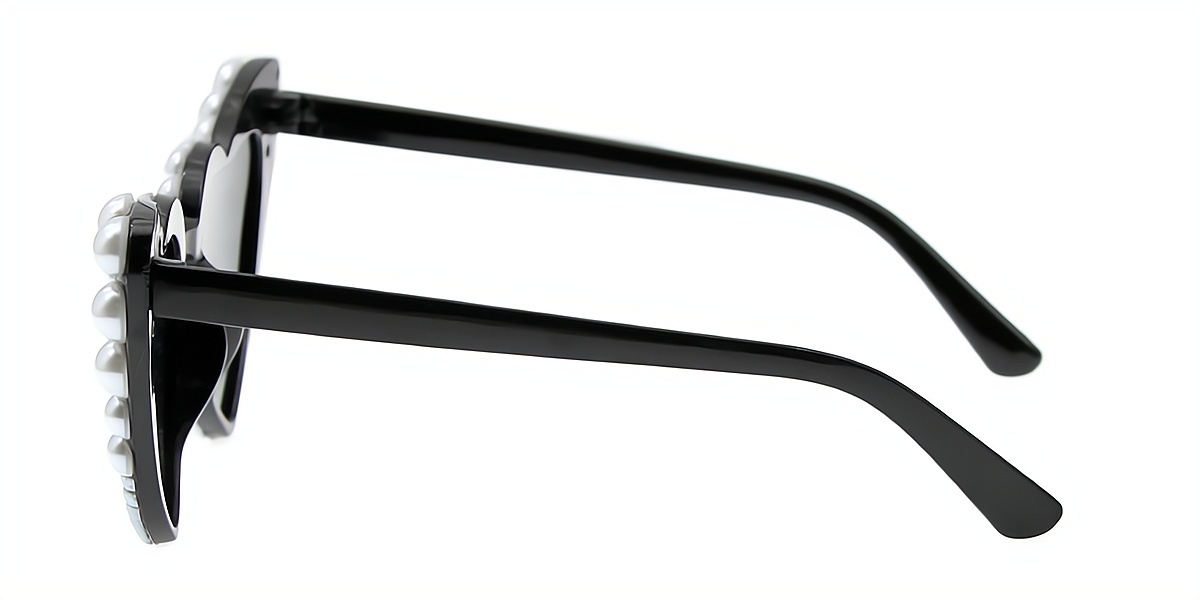 Black Cat Eye Modish Plastic Eyeglasses