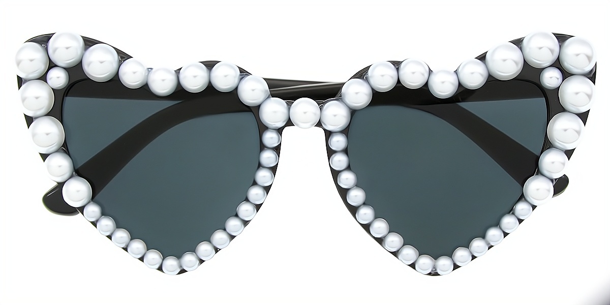 Black Cat Eye Modish Plastic Eyeglasses