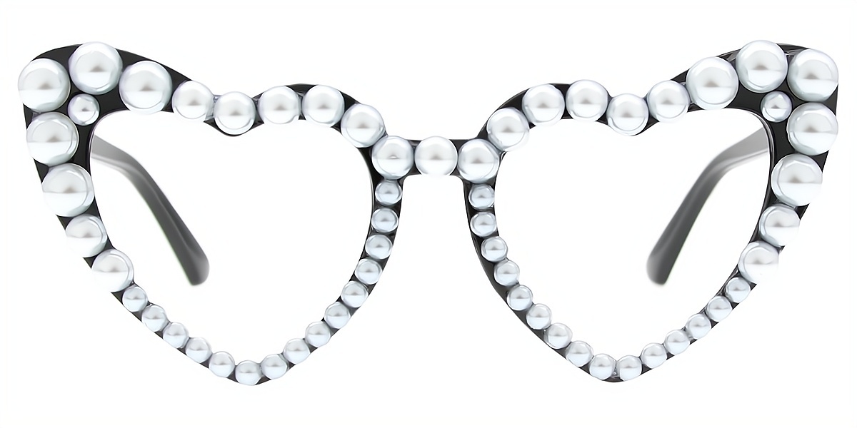 Black Cat Eye Modish Plastic Eyeglasses