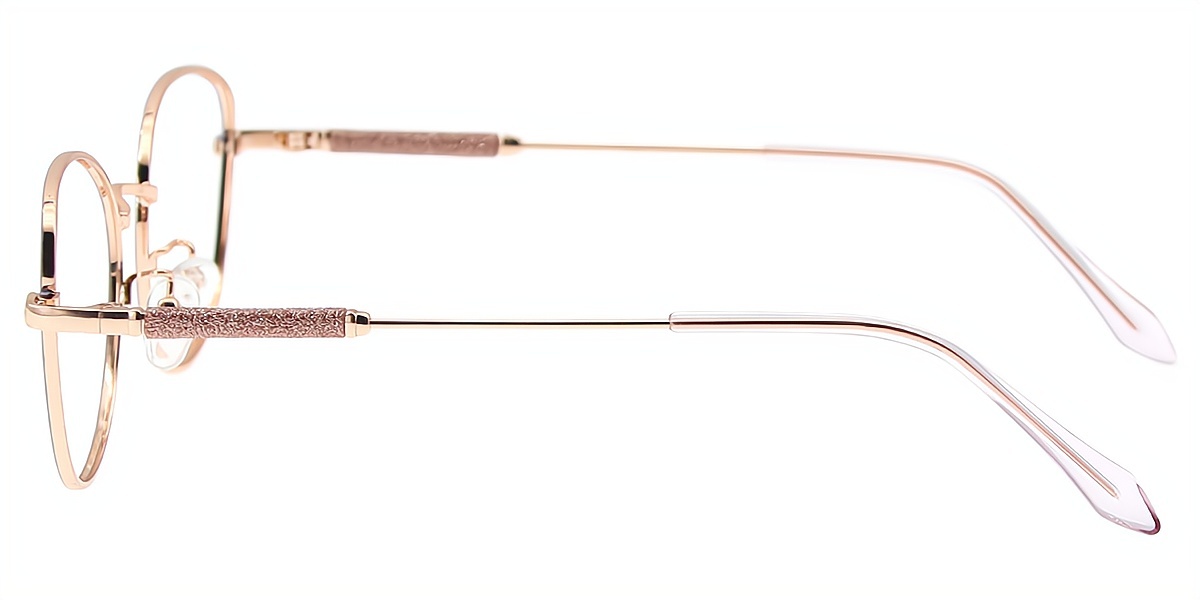 Purple Butterfly Elegant Metal Eyeglasses