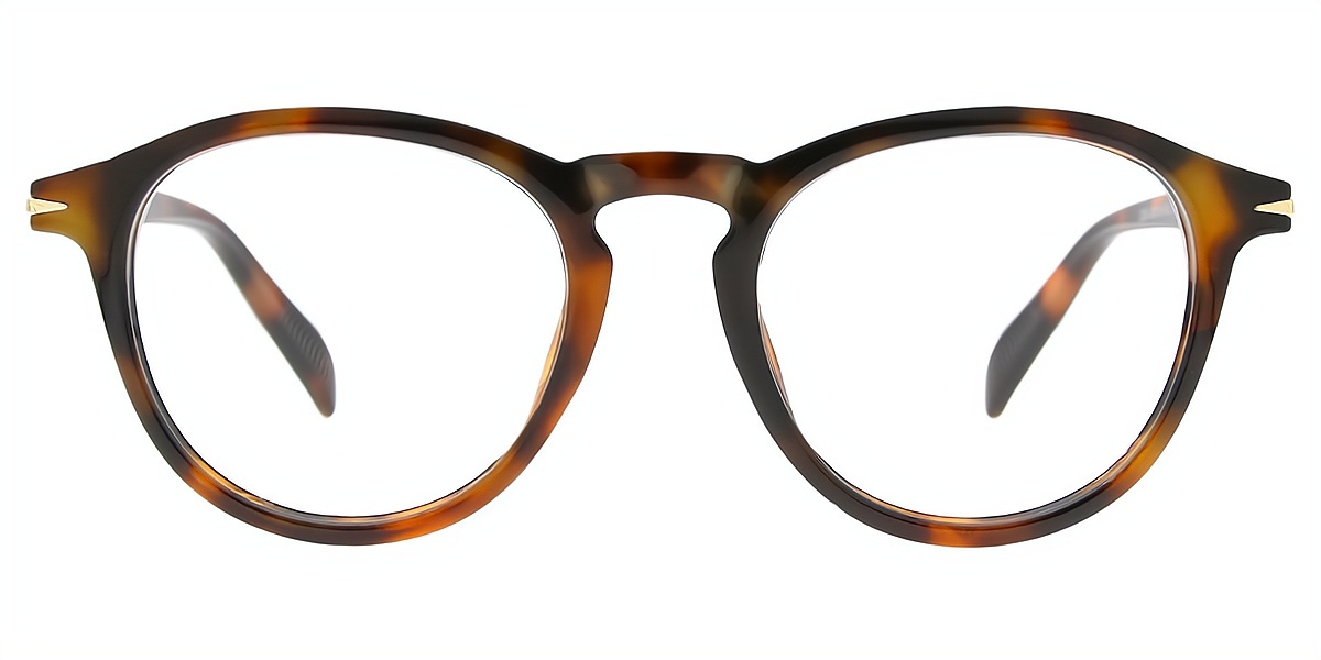 Tortoise Oval Classic Retro TR90 Eyeglasses