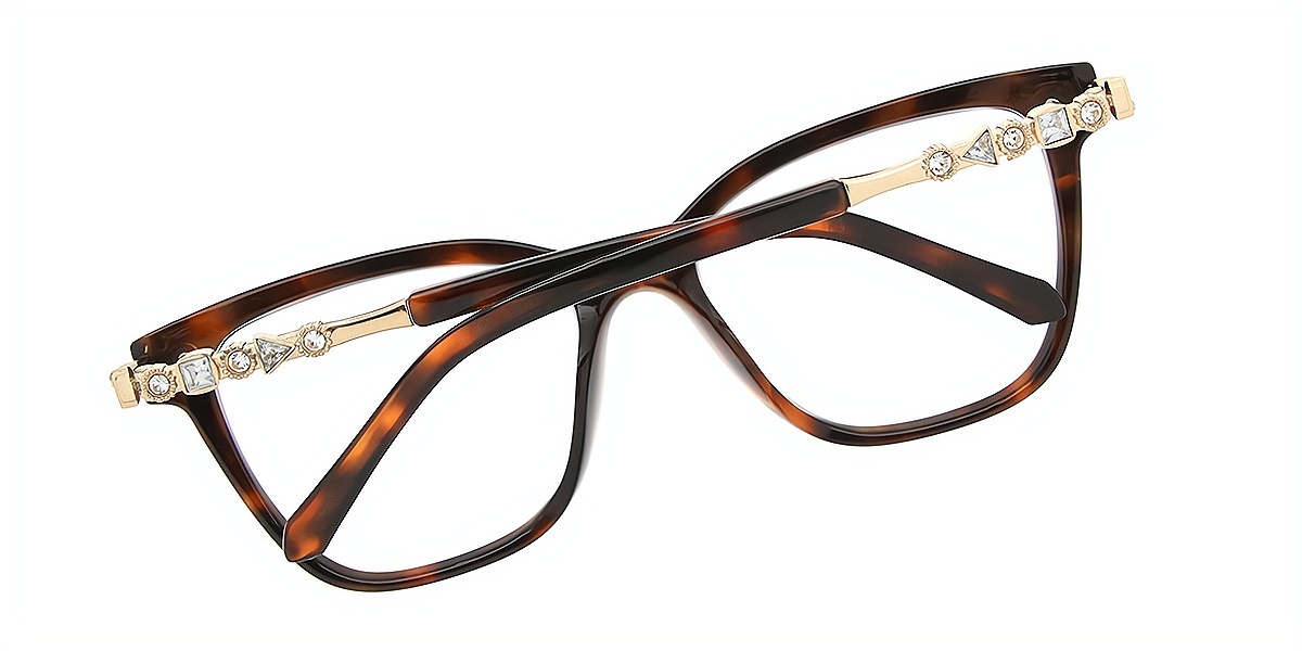 Tortoise Cat Eye Chic TR90 Eyeglasses