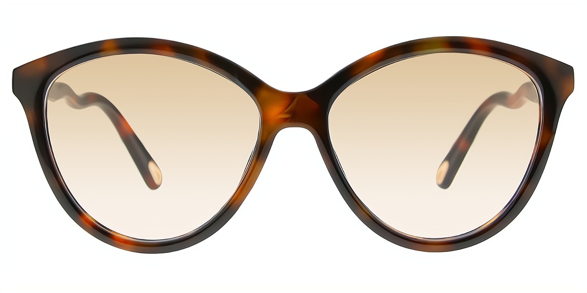 Tortoise Cat Eye Oversized TR90 Eyeglasses