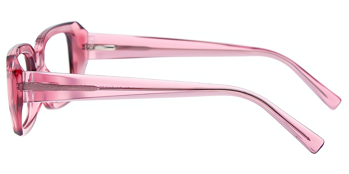 Purple Rectangle Hipster TR90 Eyeglasses