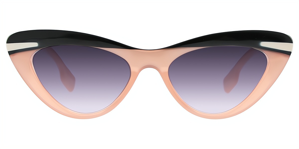 Pink Cat Eye Chic Plastic Eyeglasses