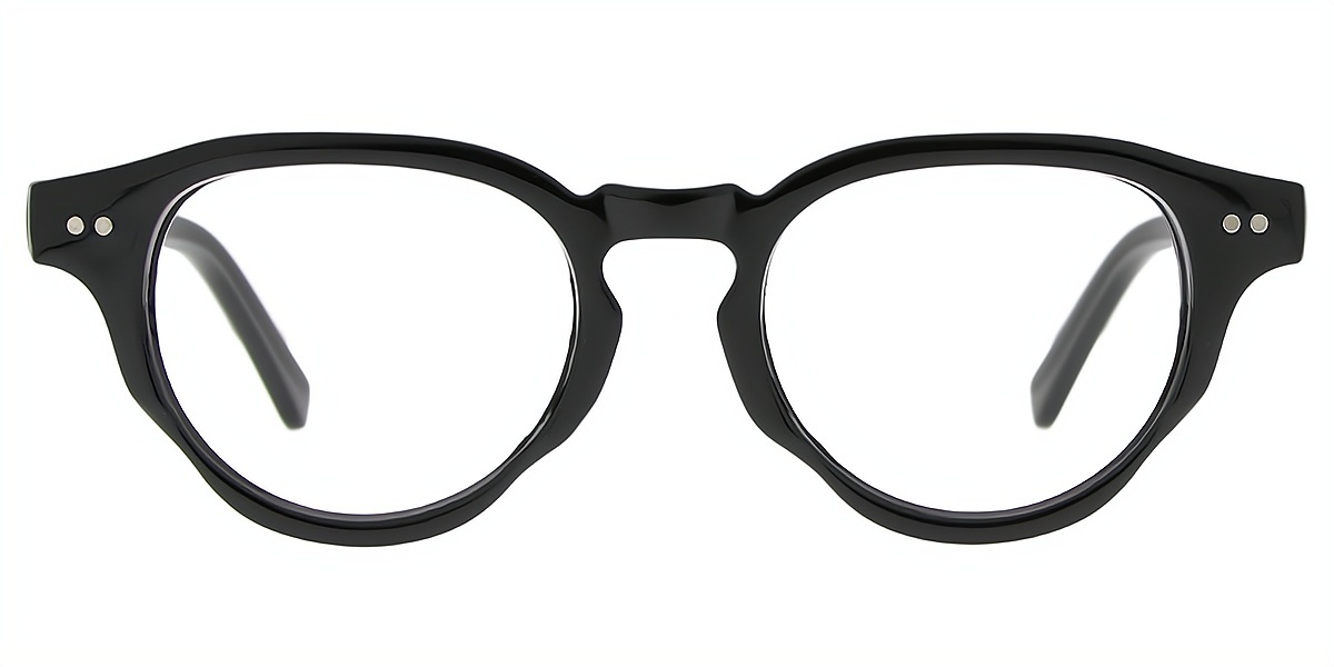 Black Horn Retro TR90 Eyeglasses