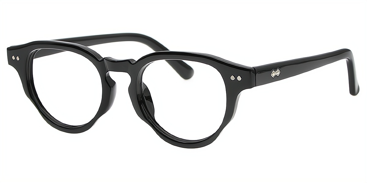 Black Horn Retro TR90 Eyeglasses
