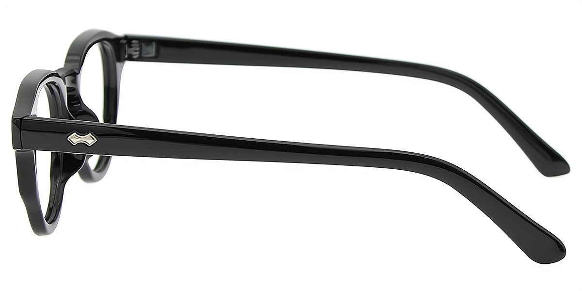 Black Horn Retro TR90 Eyeglasses