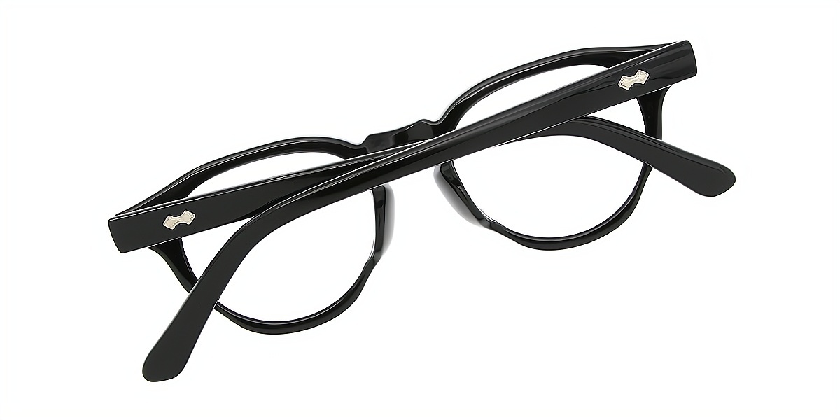 Black Horn Retro TR90 Eyeglasses
