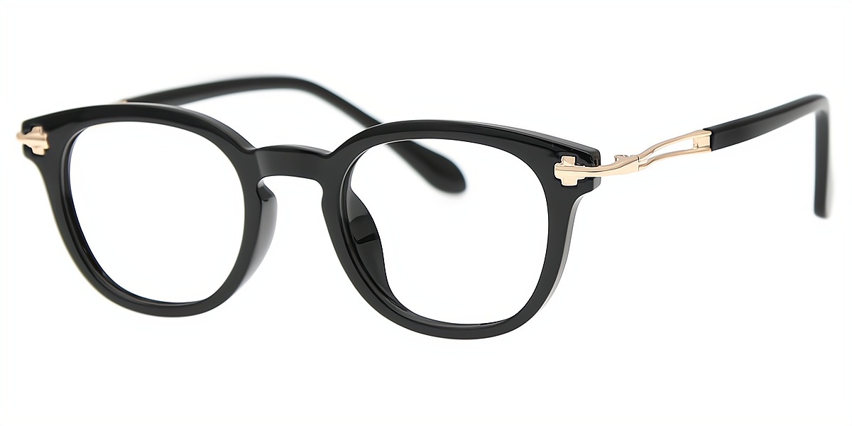Black Horn Elegant TR90 Eyeglasses