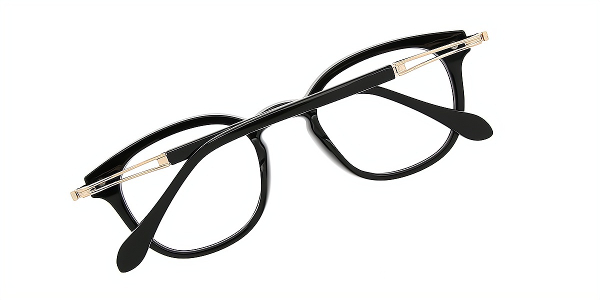 Black Horn Elegant TR90 Eyeglasses