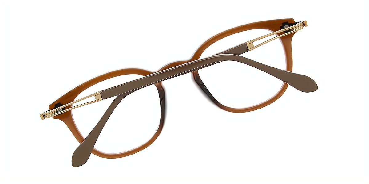 Brown Horn Elegant TR90 Eyeglasses