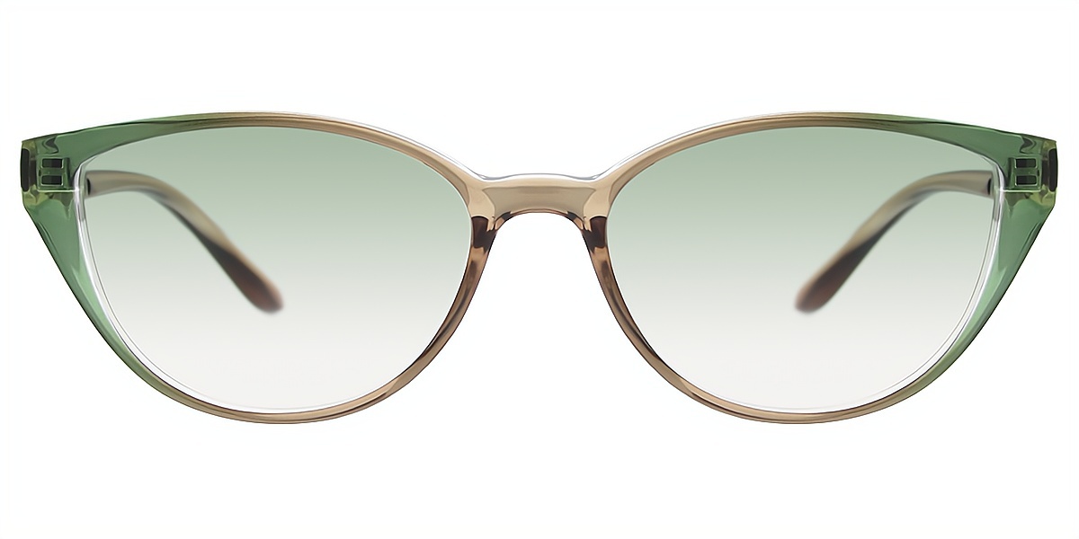 Mix Cat Eye Elegant Mixed Materials Eyeglasses